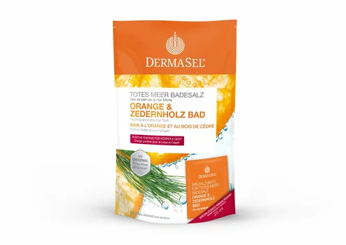 DERMASEL Sel de bain Orange&Cèdre D/F 400g DERMASEL Sel de bain Orange&Cèdre D/F 400g