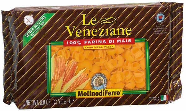LE VENEZIANE Pipe Rigate maïs sans gluten 250g