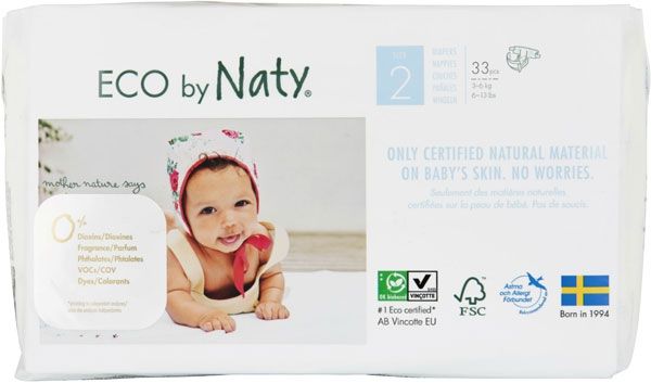 Couche NATY Mini Nr2 3-6kg 33 pièces