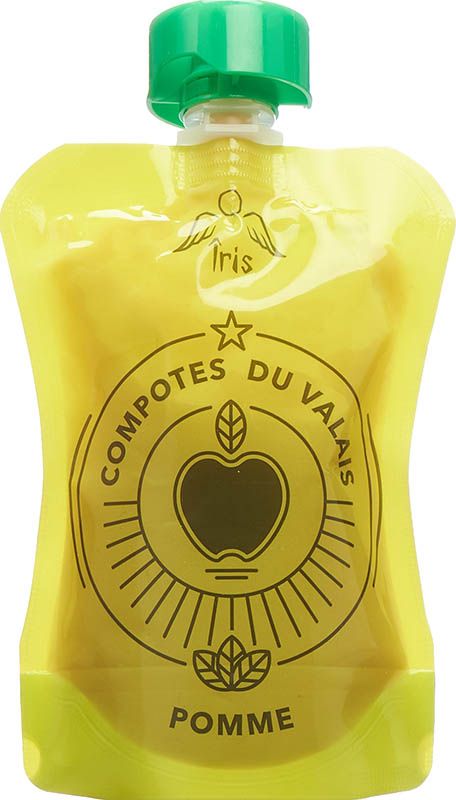 IRIS Compote de pommes Btl 100g