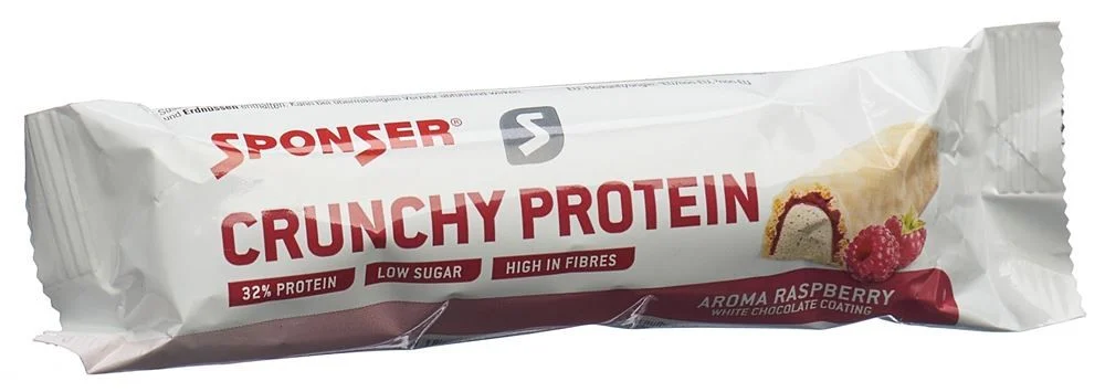 SPONSER® Crunchy Protein Bar framboise 50g SPONSER® Crunchy Protein Bar framboise 50g