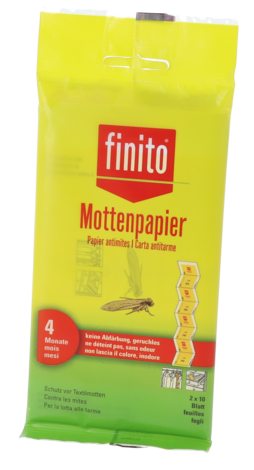 Finito papier à mites 2 x 10 feuilles Finito papier à mites 2 x 10 feuilles