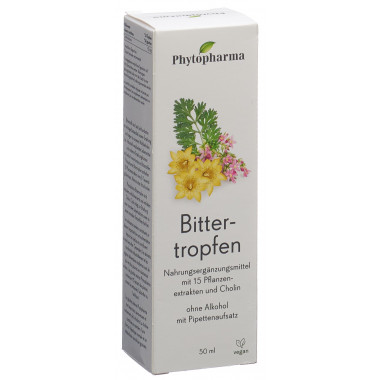 Phytopharma gouttes amères 50ml Phytopharma gouttes amères 50ml