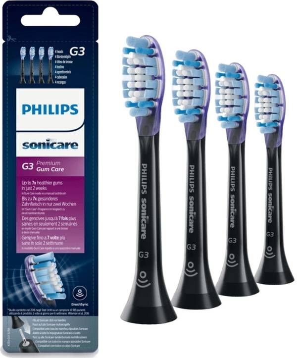 Philips Sonicare G3 Brosse Sta Pre Gum schwa 4 pièces