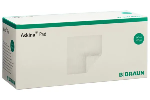 ASKINA Pad Compresse non tissée 5x5cm non ha 100 pièces