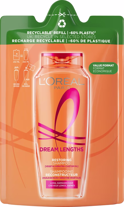 Recharge de shampooing super constructif Elseve Dream Length 250ml