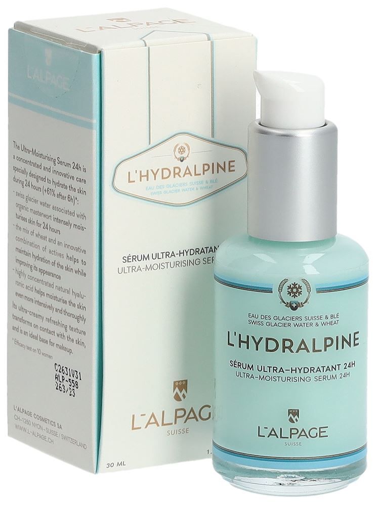 L'ALPAGE L'Hydralpine Ser 24h ultra-humidité 30ml