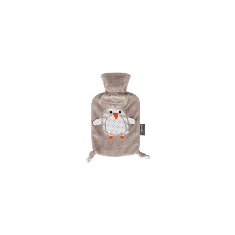 Fashy bouillotte pour enfants 0.8l pingouin Pia avec housse en peluche thermoplastique
