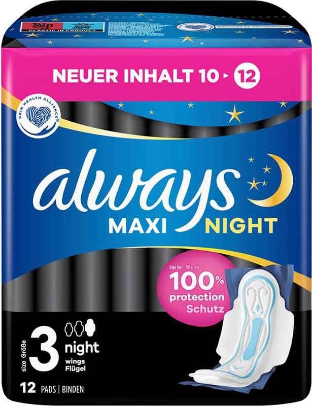 Always Ultra serviette hygiénique longue durée (n) 12 pièces