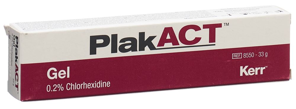PlakACT Gel 0.2 % Chlorhexidine Tb 33g