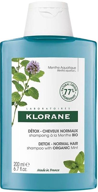 Klorane shampooing bio à la menthe aquatique 200 ml