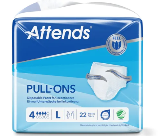 Attends Pull-Ons 4 Large Beutel 22 Stück