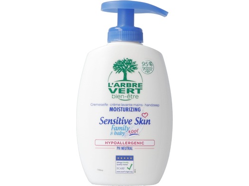 L'ARBRE VERT Savon écologique liquide pour les mains Sensitive Skin Disp 300ml