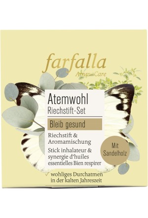 FARFALLA Kit de bâtonnets olfactifs Bien-être respiratoire FARFALLA Kit de bâtonnets olfactifs Bien-être respiratoire