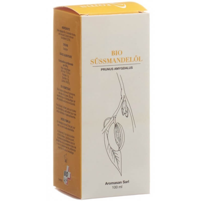Huile d'amande douce Aromasan 100ml Huile d'amande douce Aromasan 100ml