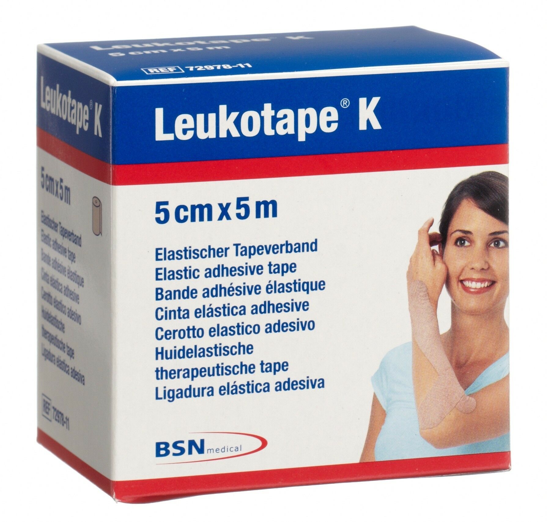 Leukotape® K Tape kinésiologique 5mx5cm couleur chair Leukotape® K Tape kinésiologique 5mx5cm couleur chair