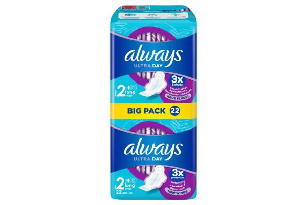 ALWAYS Ultra Binde Long ailes BigP (nouveau) 22 pces