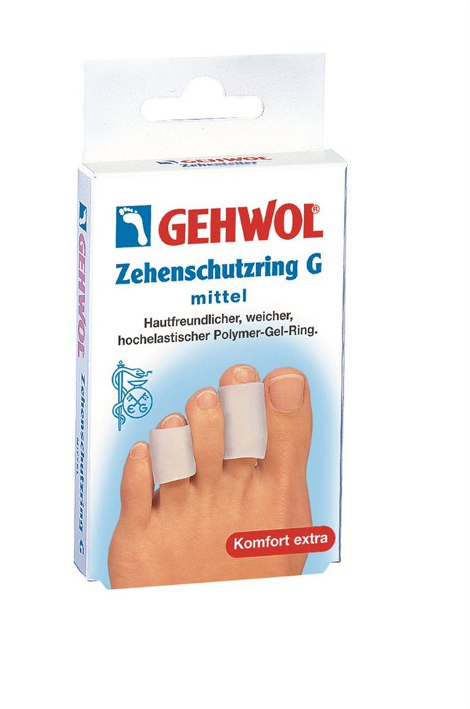 GEHWOL anneaux de protection des orteils G 30mm moyen 2 pièces GEHWOL anneaux de protection des orteils G 30mm moyen 2 pièces