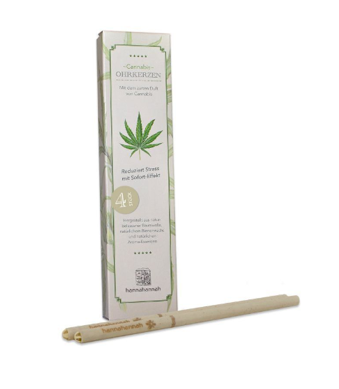 Biosun Hannahannah Bougies auriculaires Cannabis 2 paires Biosun Hannahannah Bougies auriculaires Cannabis 2 paires