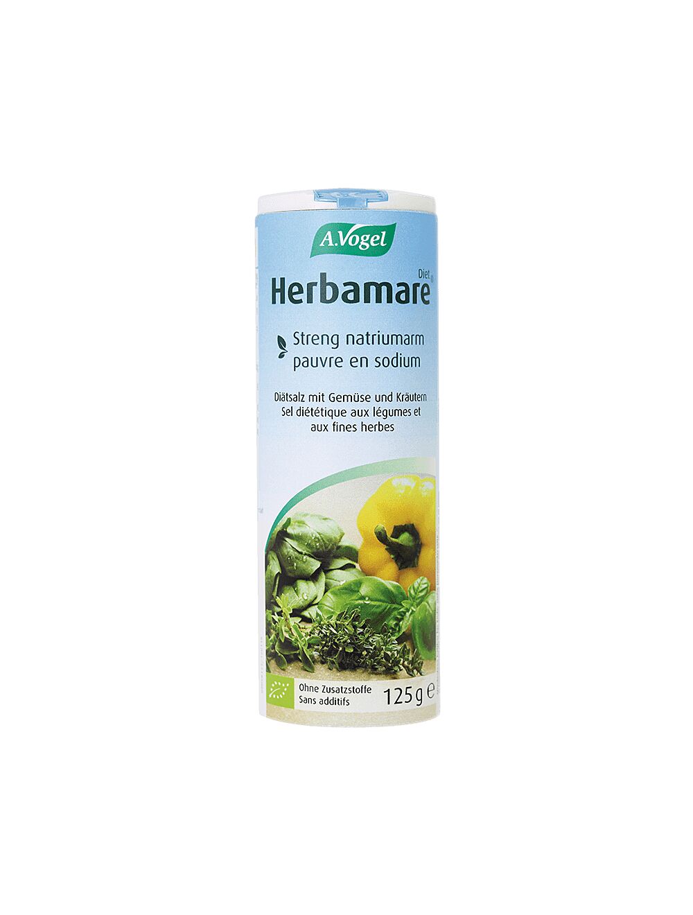A. Vogel Herbamare Diet sel diététique boîte à saupoudrer 125g A. Vogel Herbamare Diet sel diététique boîte à saupoudrer 125g