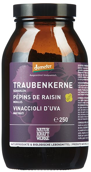 NATURKRAFTWERKE Pépins de raisin gem Demeter 250g NATURKRAFTWERKE Pépins de raisin gem Demeter 250g