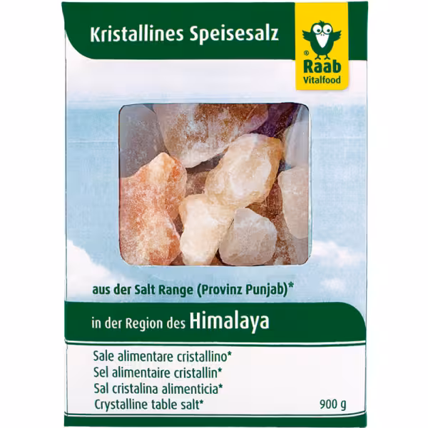 Sel de l'Himalaya en morceaux carton 900 g
