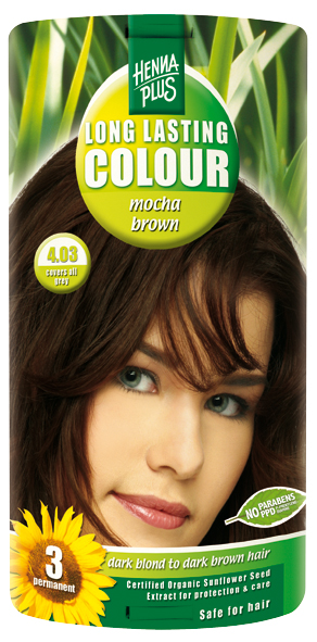 HENNA PLUS Long Last Colour 4.03 brun moka