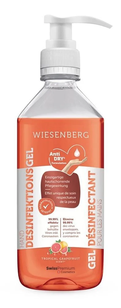 Gel désinfectant pour les mains Wiesenberg Trop Grapefruit 500ml