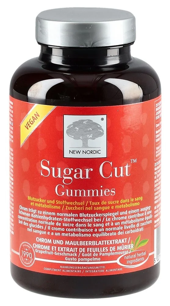 NEW NORDIC Sugar Cut Gummies Ds 60 pièces