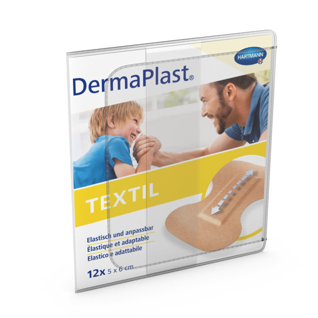 DermaPlast Pansement textile pour bouts de doigts 5x6cm élastique 12 pièces DermaPlast Pansement textile pour bouts de doigts 5x6cm élastique 12 pièces