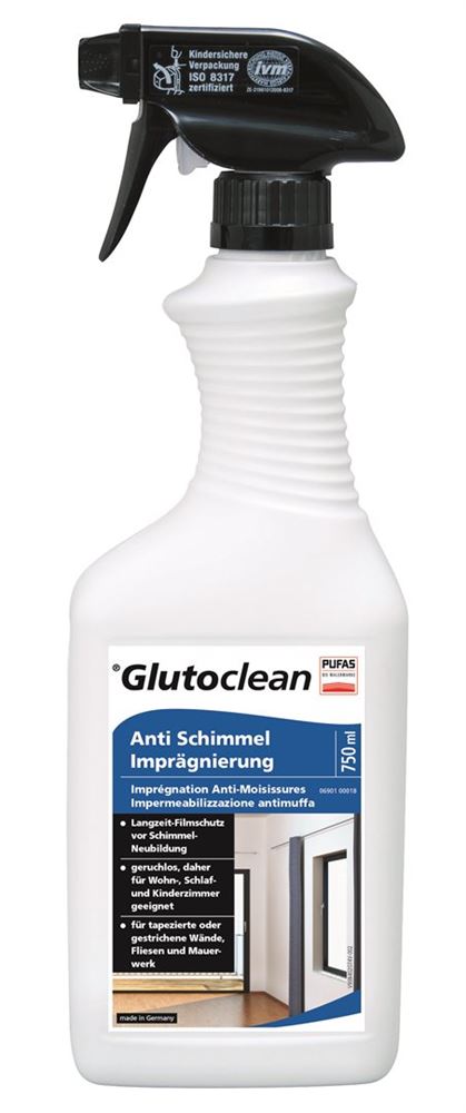 GLUTOCLEAN Imprégnation anti-moisissures Fl 750ml GLUTOCLEAN Imprégnation anti-moisissures Fl 750ml