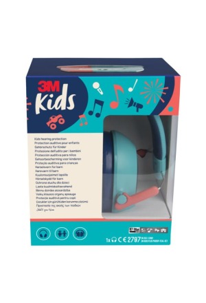 Casque antibruit 3M Peltor Plus pour enfants 87-98 dB turquoise Casque antibruit 3M Peltor Plus pour enfants 87-98 dB turquoise