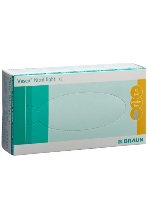 Gants Vasco Nitril Light en U XS latexfr 100 pièces