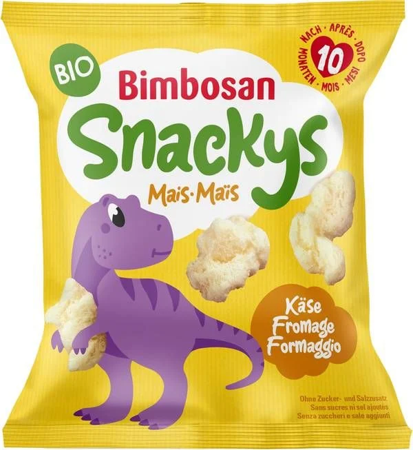 BIMBOSAN Snacks bio au fromage 8 x 20g