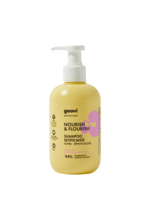 GOOVI NOURISH&FLOURISH Shampoing cheveux soyeux 250ml
