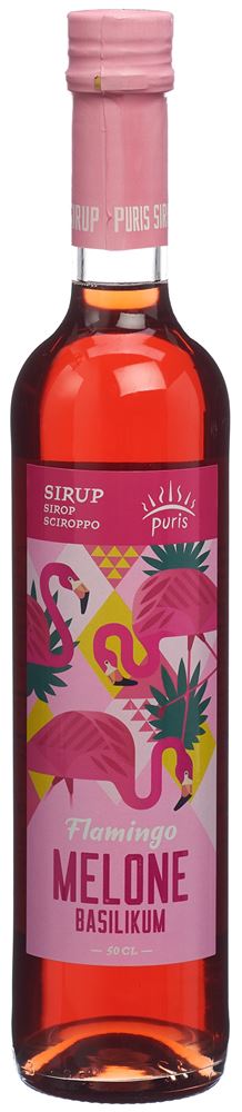 Sirop PURIS Flamingo 6 Bouteille en verre 50cl