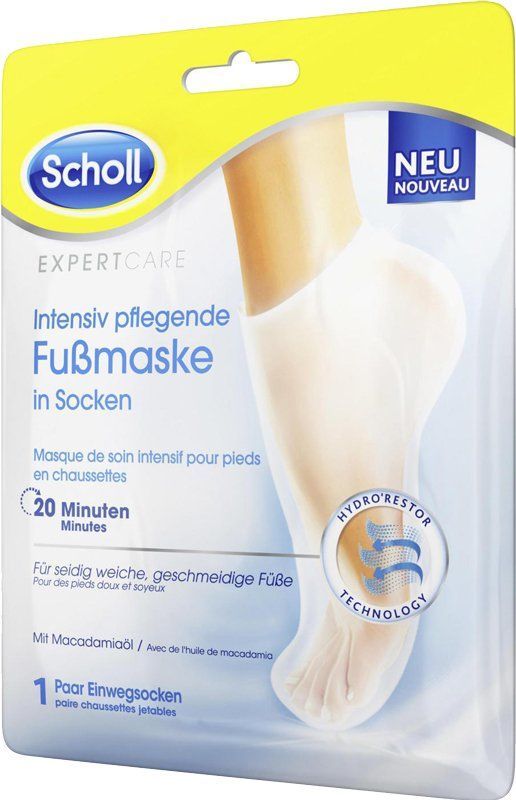 Scholl Masque de soin intensif pour les pieds 2 pièces Scholl Masque de soin intensif pour les pieds 2 pièces