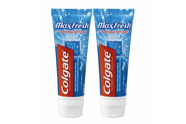 Dentifrice Colgate Max Fresh Cool Mint Duo 2 x 75 ml Dentifrice Colgate Max Fresh Cool Mint Duo 2 x 75 ml