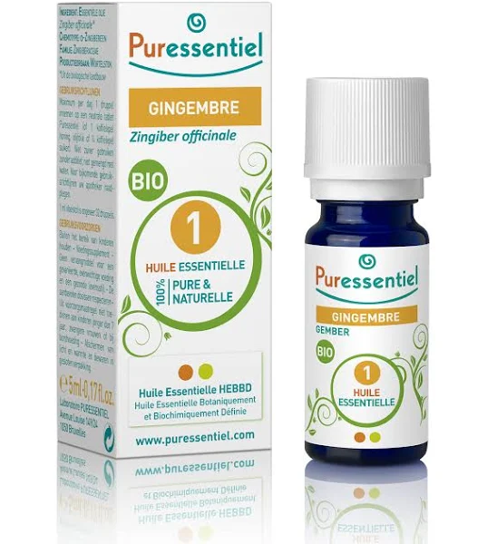 Puressentiel Huile essentielle de gingembre frais bio 5ml Puressentiel Huile essentielle de gingembre frais bio 5ml