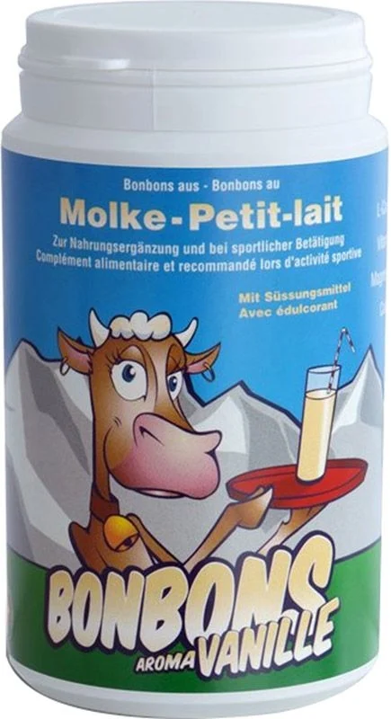 Bonbons au petit-lait vanille Biosana, boîte de 190g