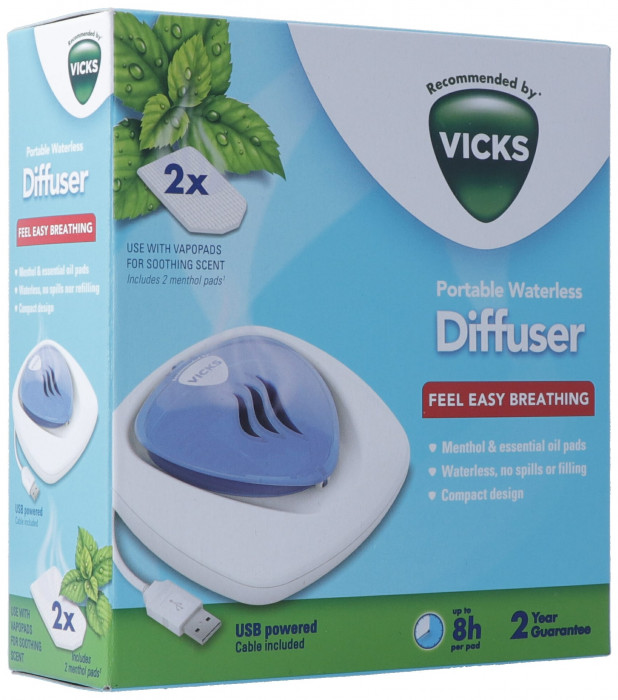 VICKS wasserloser tragbarer Diffusor VH1800EU VICKS wasserloser tragbarer Diffusor VH1800EU