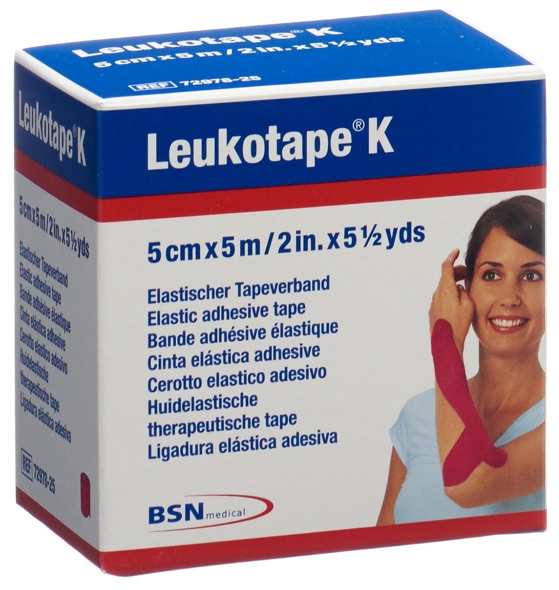 Leukotape® K Tape kinésiologique 5mx5cm rose Leukotape® K Tape kinésiologique 5mx5cm rose