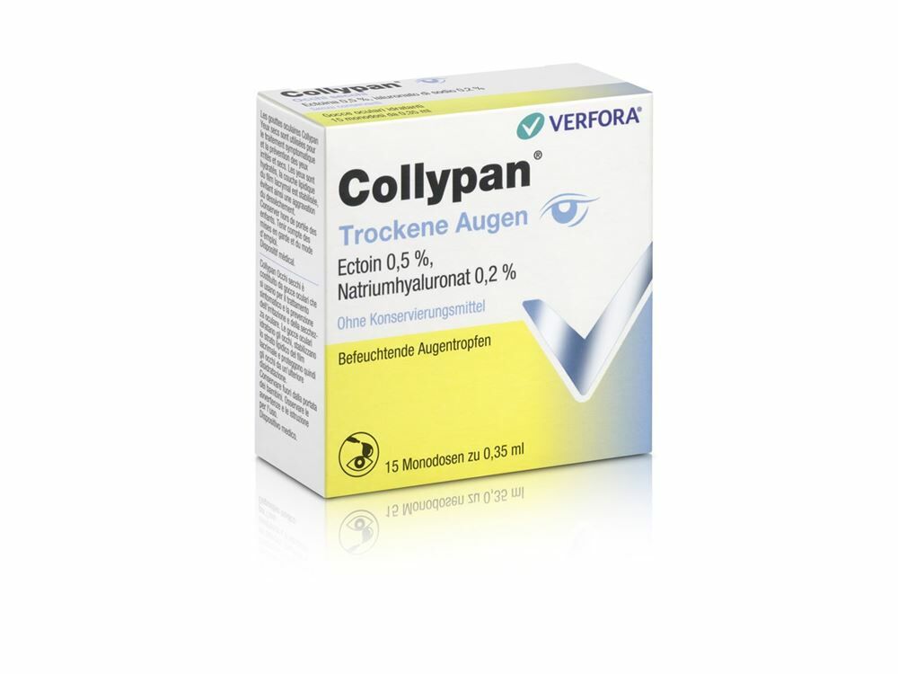 Collypan yeux secs Gtt Opht 15 Monodos 0.35ml