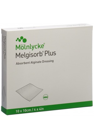Pansement alginate Melgisorb Plus 10x10cm stérile 10 pièces
