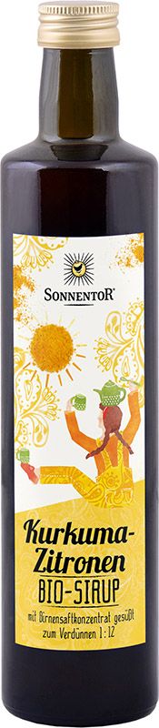 Sonnentor Sirop de curcuma et de citron 500ml Sonnentor Sirop de curcuma et de citron 500ml