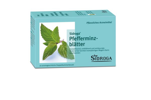 Sidroga feuilles de menthe 20 Btl 1.5g Sidroga feuilles de menthe 20 Btl 1.5g