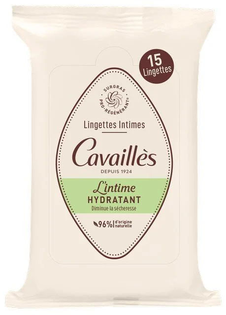 Rogé Cavaillès Lingettes intimes Sécheresse n 15 pièces