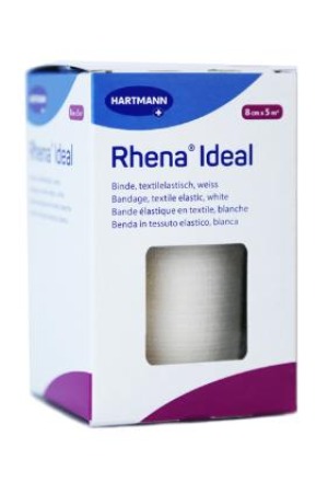 Bande élastique Rhena Ideal 6cmx5m blanche