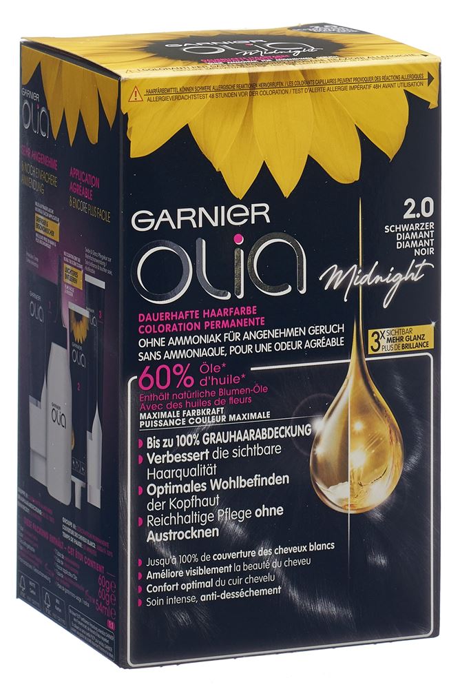 OLIA couleur de cheveux 2.0 diamant noir