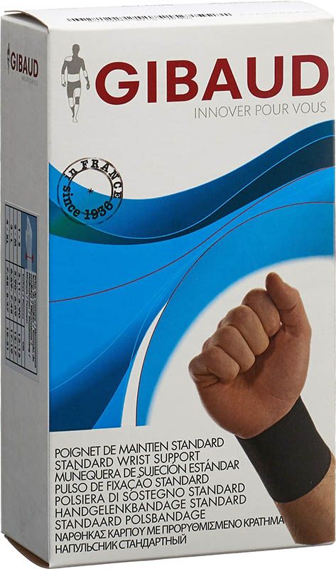 GIBAUD bracelet de soutien Gr3 17-19cm noir GIBAUD bracelet de soutien Gr3 17-19cm noir